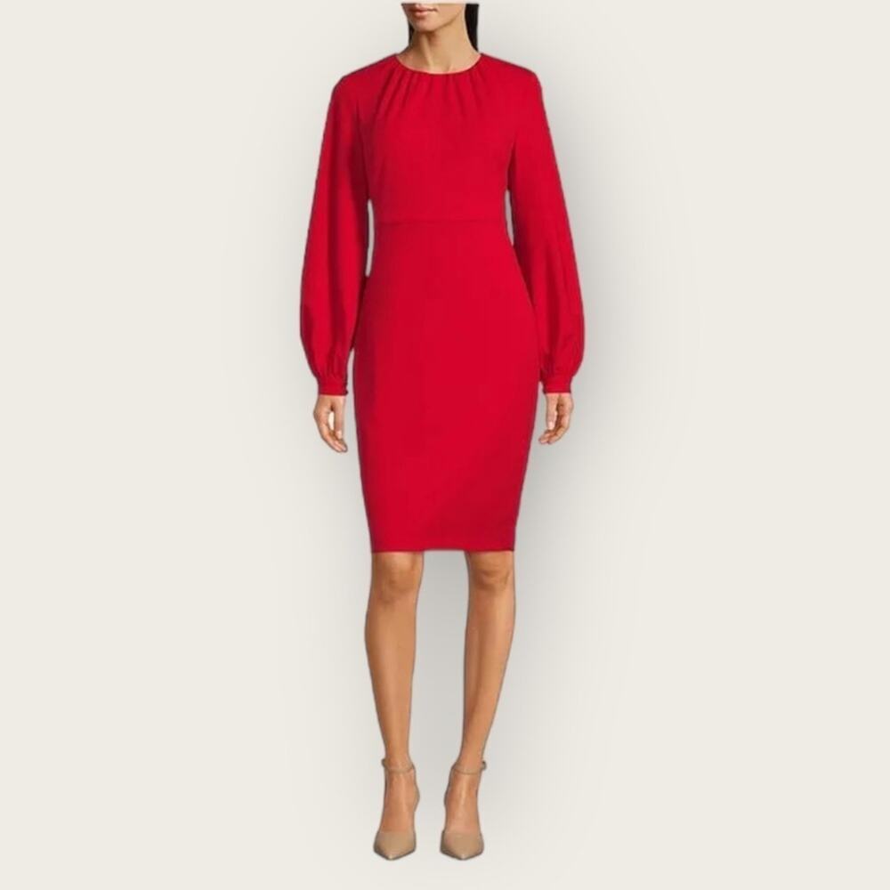 NWT | Belle Badgley Mischka | Kiera Dress | Red | Size 2 - Picture 15 of 15